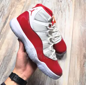 Original Air Jordan 11 Retro “Cherry” Varsity Red Sneakers