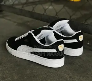 Original Unisex Black/White Puma Suede Xl Sneakers