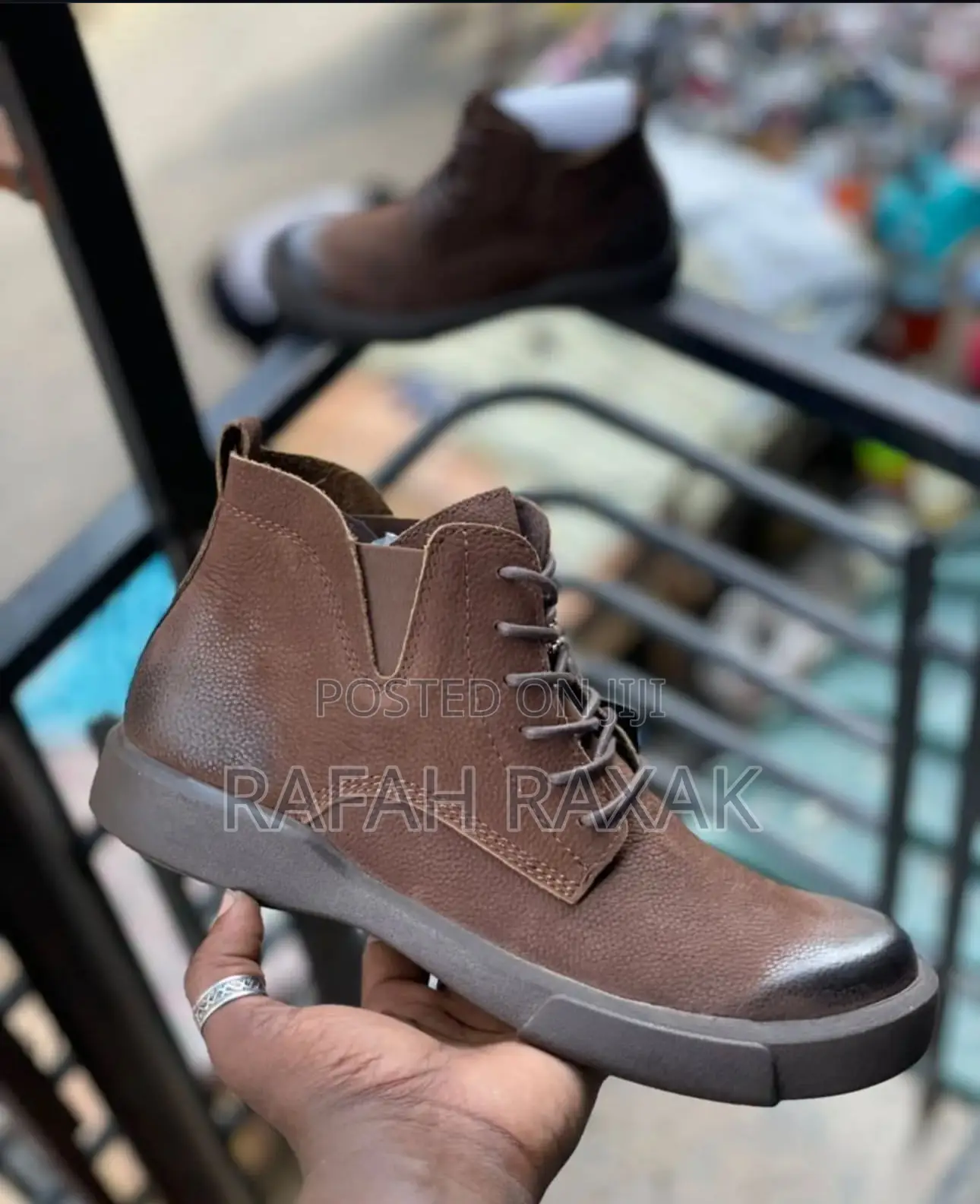 Original Dark Tan Clark Casual Premium Leather Boots