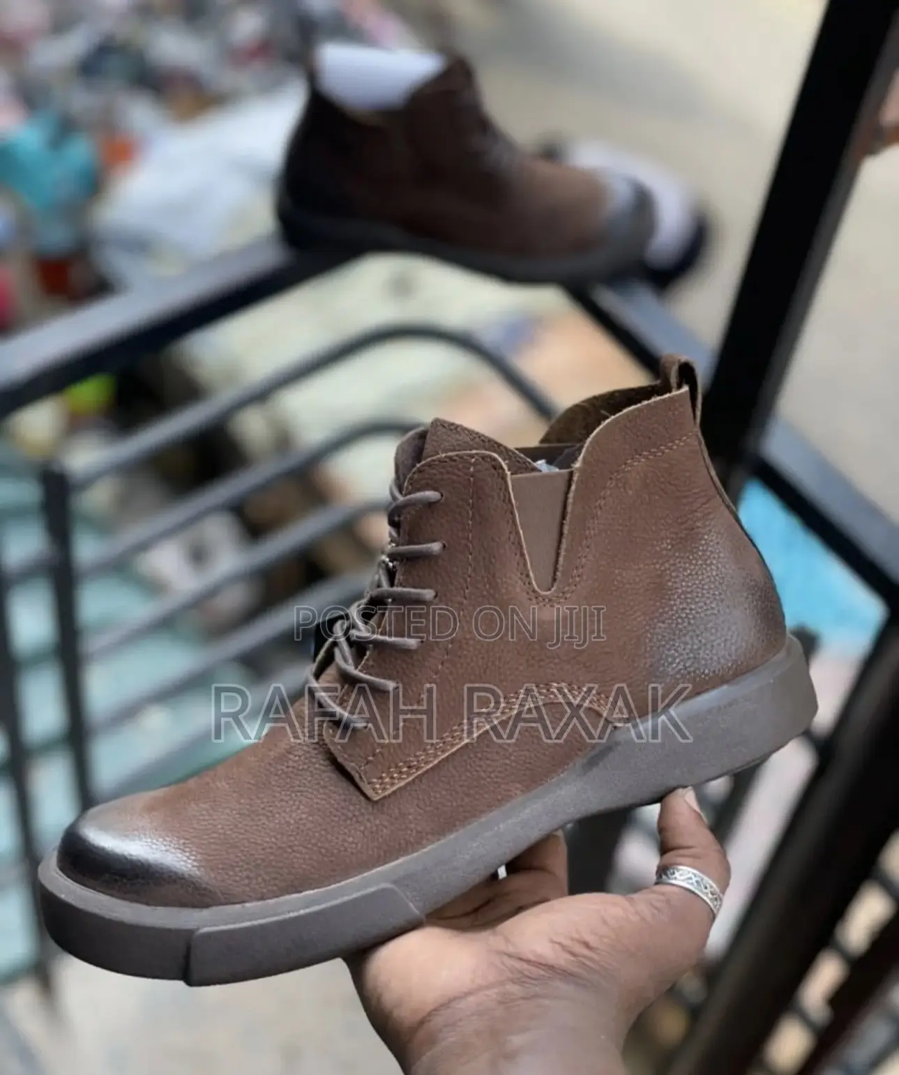 Original Dark Tan Clark Casual Premium Leather Boots