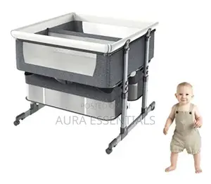 Twin Bassinet Fot Infant, Bedside Crib for 2 Babies