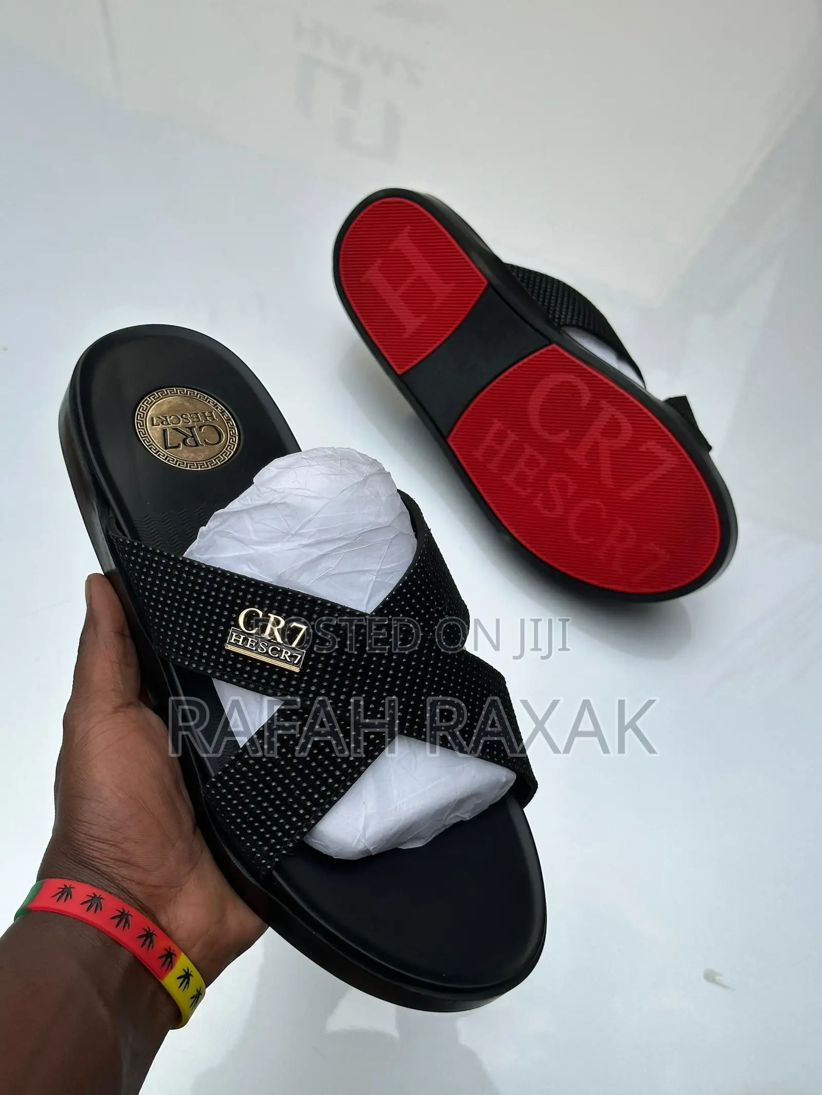 Original Men’S Classic Cross Leather Cr7 Sandals