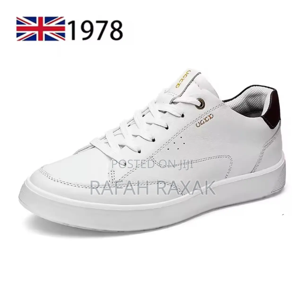 Original Men’S Triple White Ecco Smart Casual Leather Shoes
