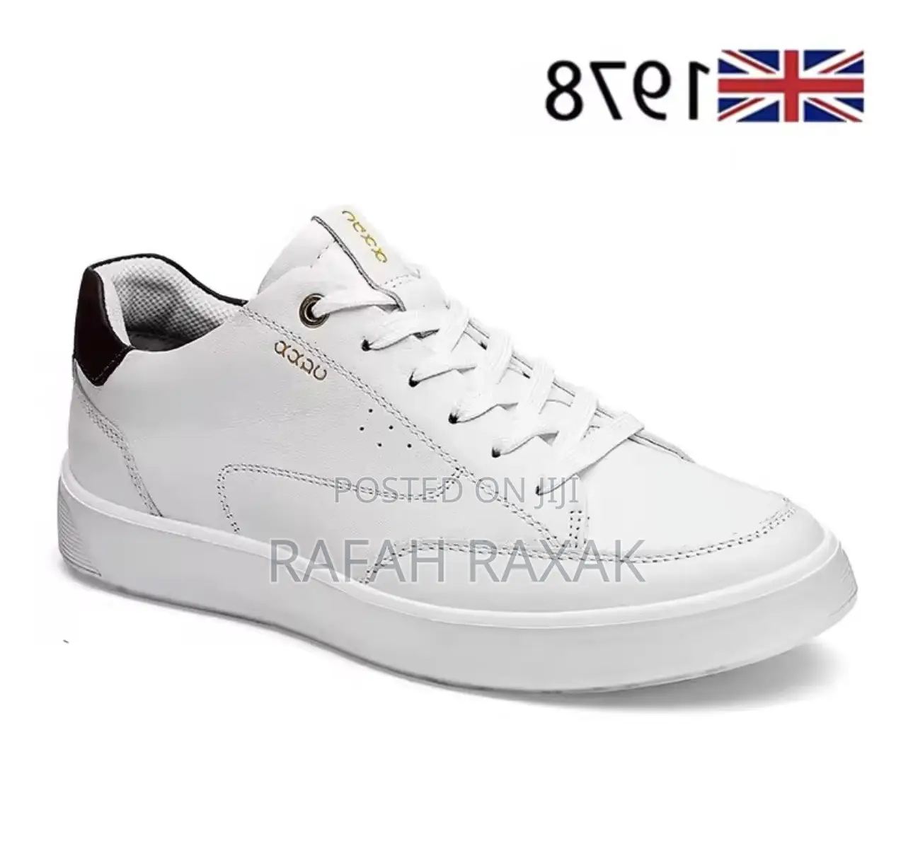 Original Men’S Triple White Ecco Smart Casual Leather Shoes
