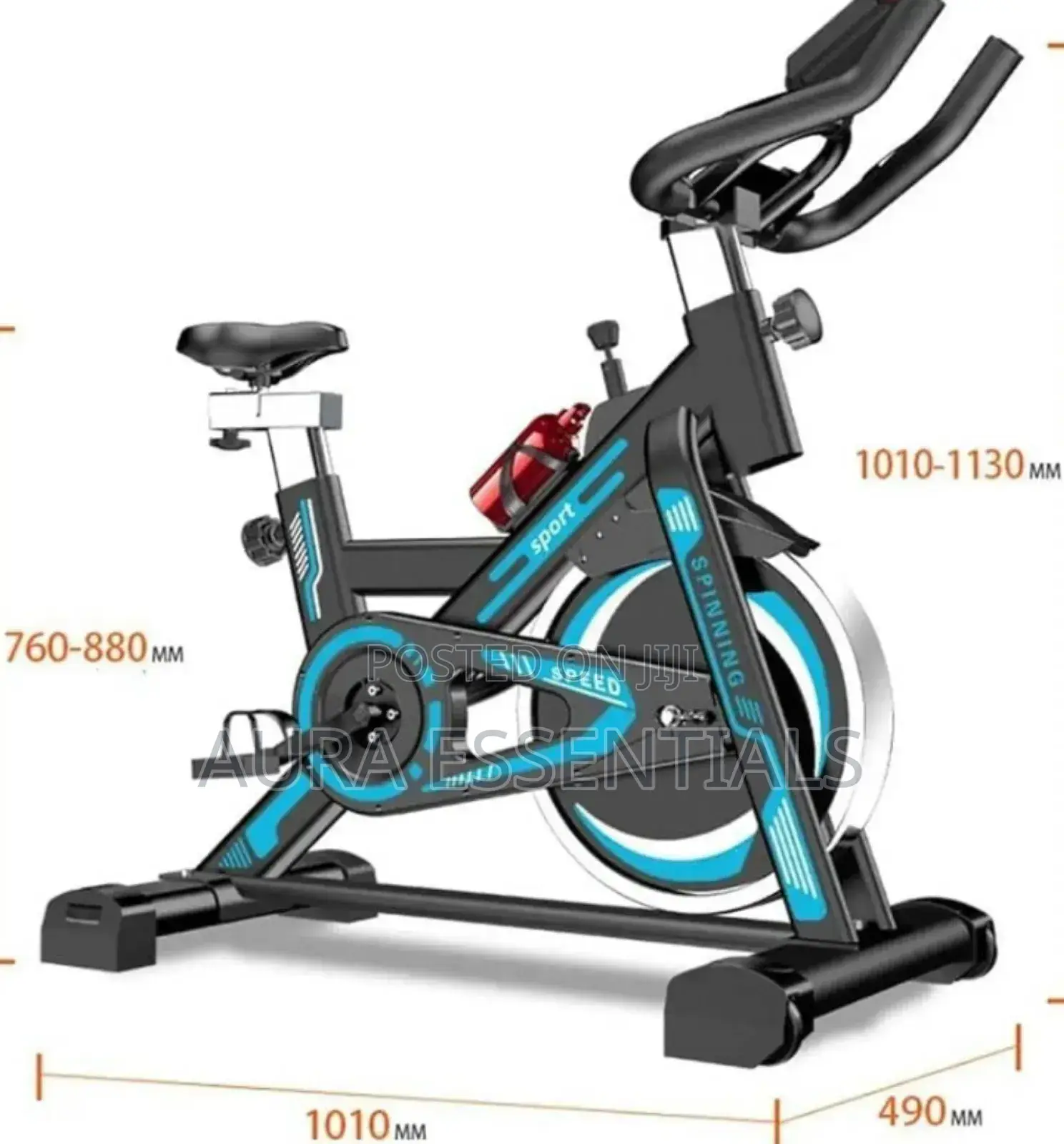 Studio Indoor Adjustable Spin Cardio Exercise Bike