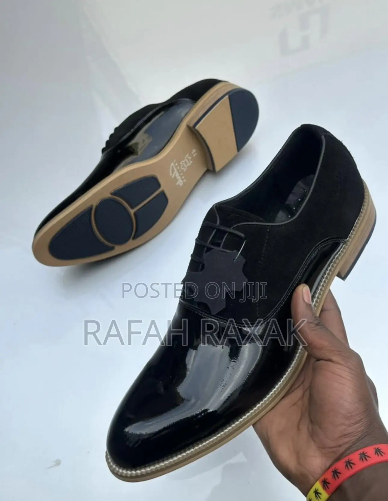 Original Men’S Classy Clarks Shinny Suede Patent Gentle Shoe