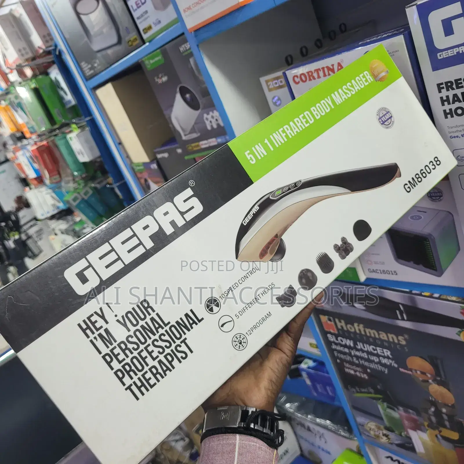 Body Massager Geepas, 5 in 1 Infrared Geepas Body Massager