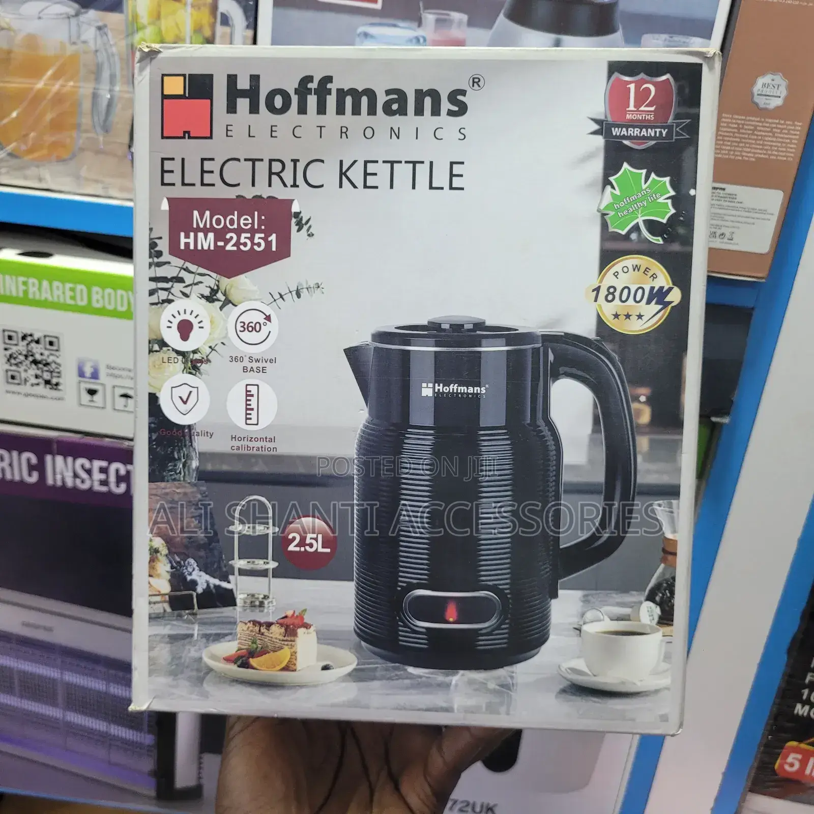 Milk Kettle Hoffmans, Electric Milk Kettle 2.5l Hoffmans