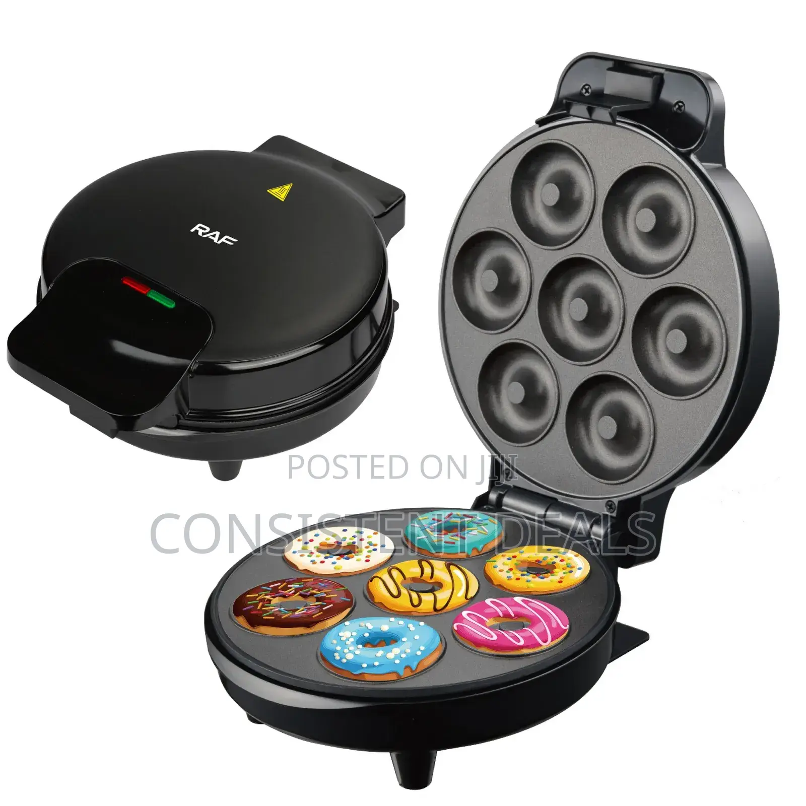 Raf 7 Holes Electric Donut Maker