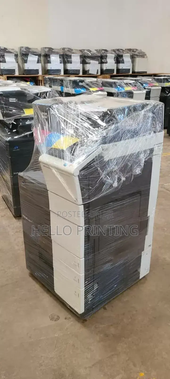 Print Reports Flyers With Bizhub C458.