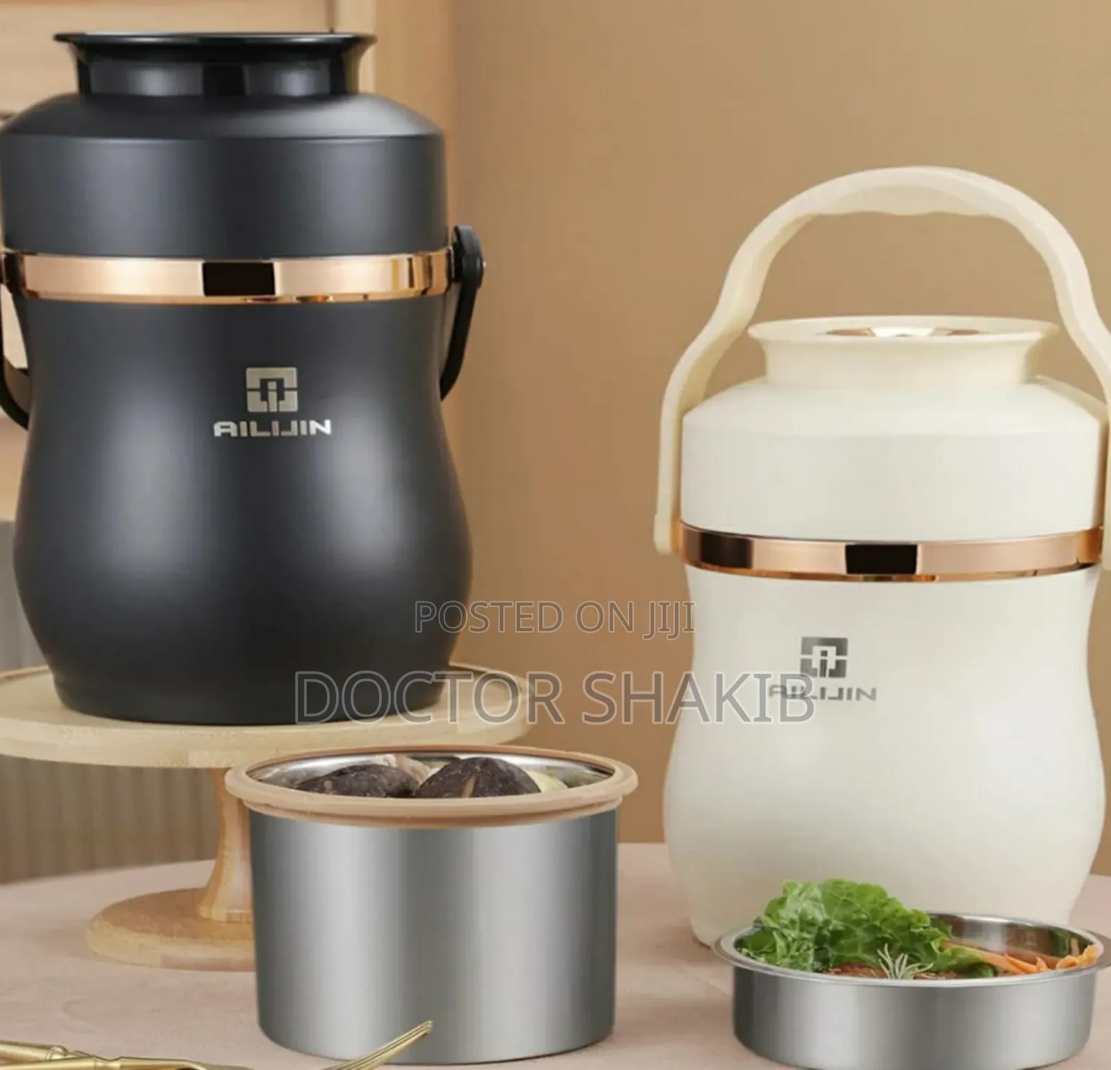 New Stainless Steel Double Insulated Leakproof Lunch Box
