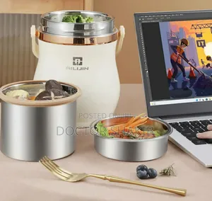 New Stainless Steel Double Insulated Leakproof Lunch Box