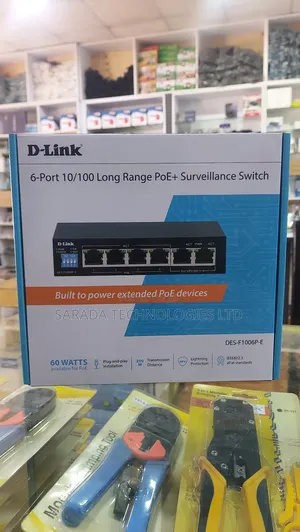 D-Link 6 Port Poe Switch