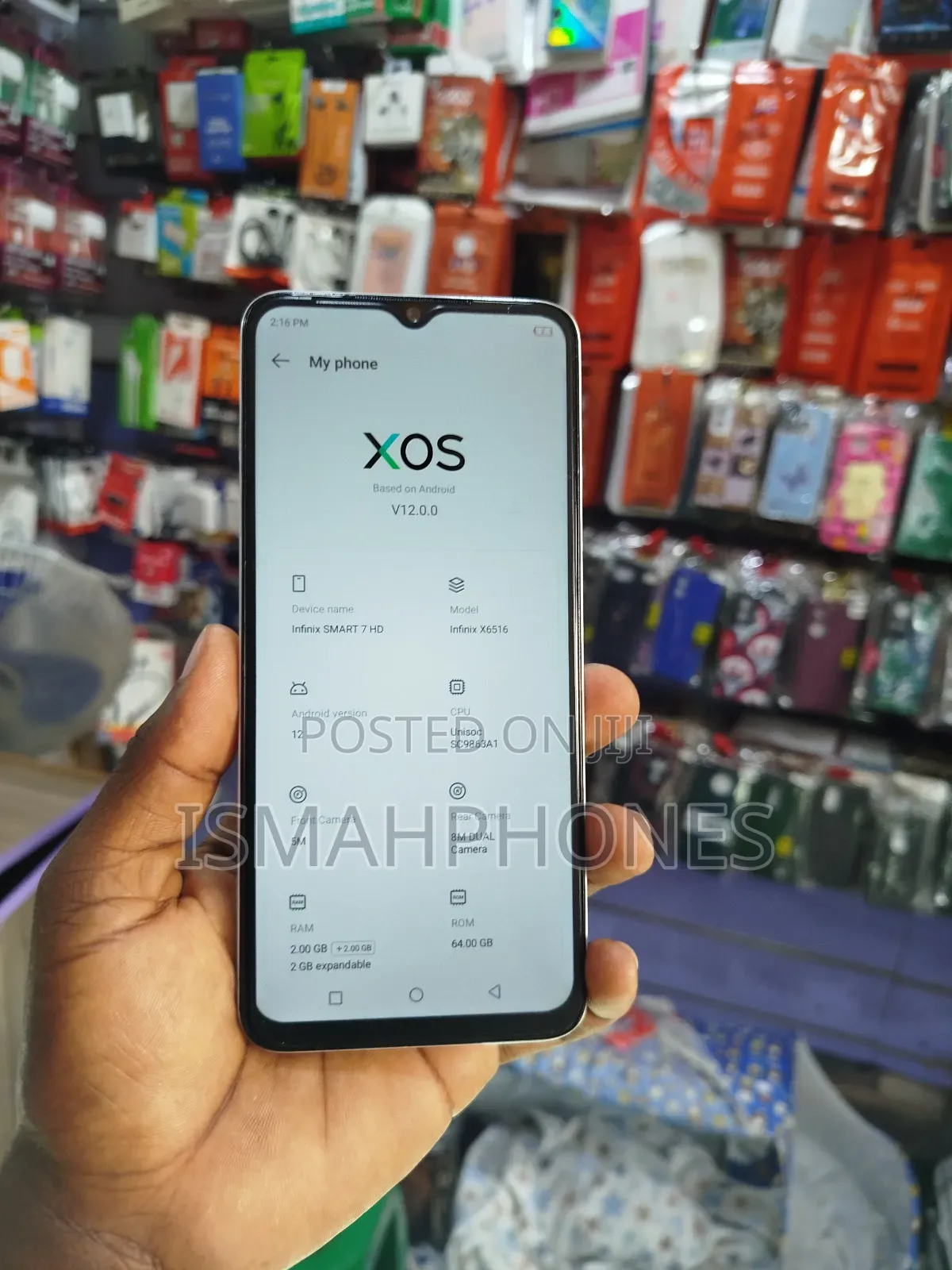 Infinix Smart 7 HD 64 GB White