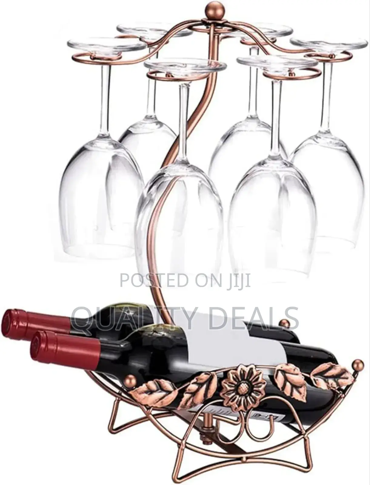 Lavish Craft Wine Glass Bottle Holder