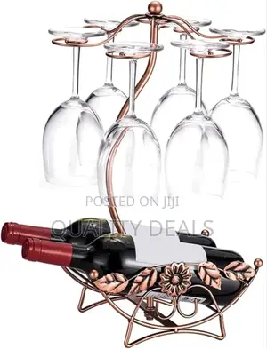 Lavish Craft Wine Glass Bottle Holder