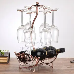 Lavish Craft Wine Glass Bottle Holder
