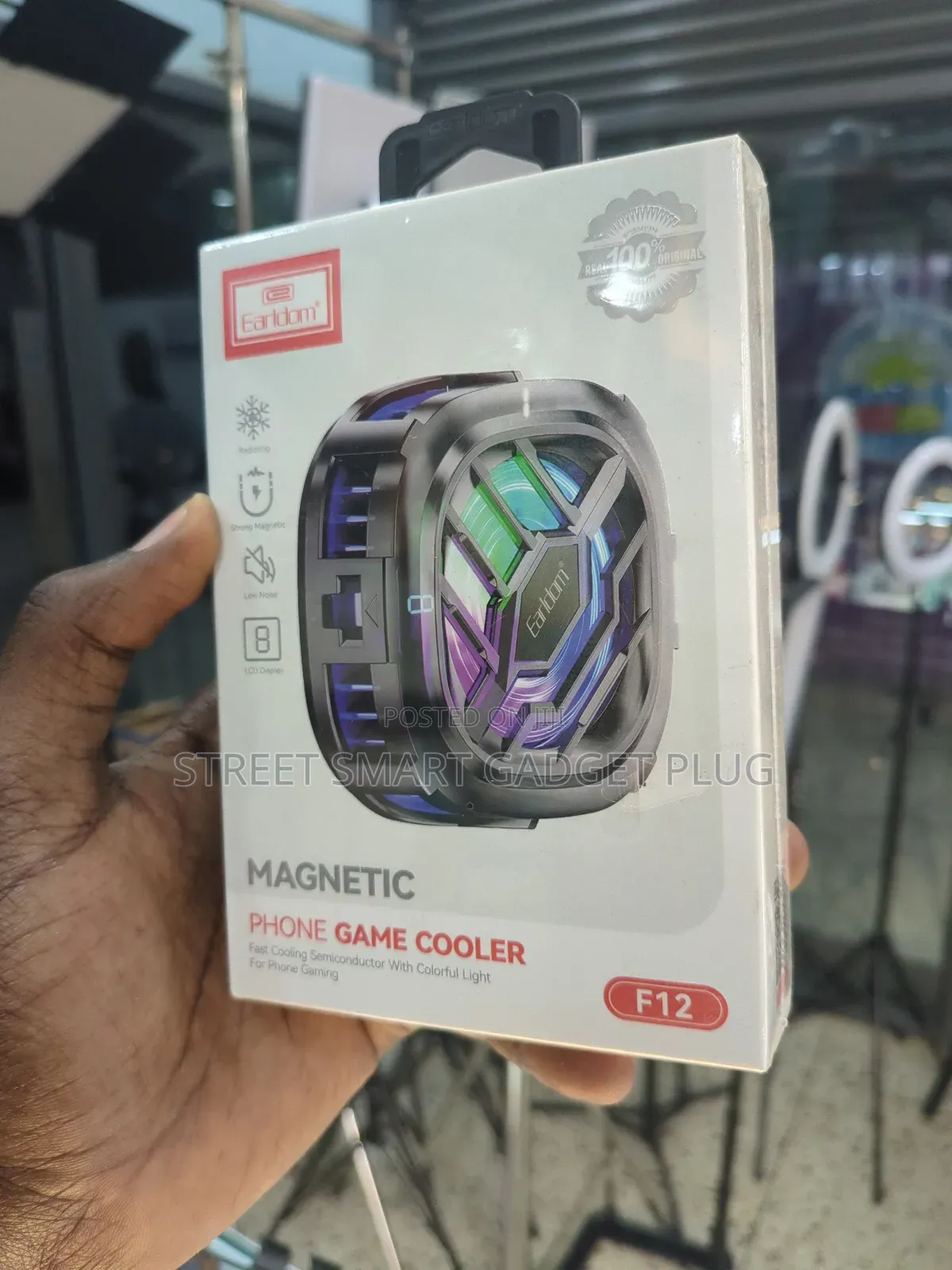 Earldom Fan Cooler Phone Game Pad