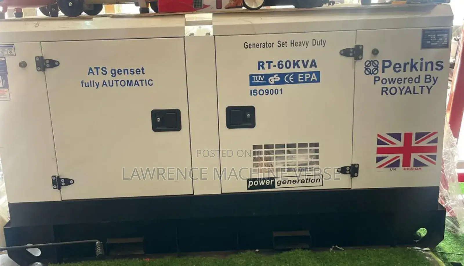 Silent Diesel Generator 50 to 65kva Perkins