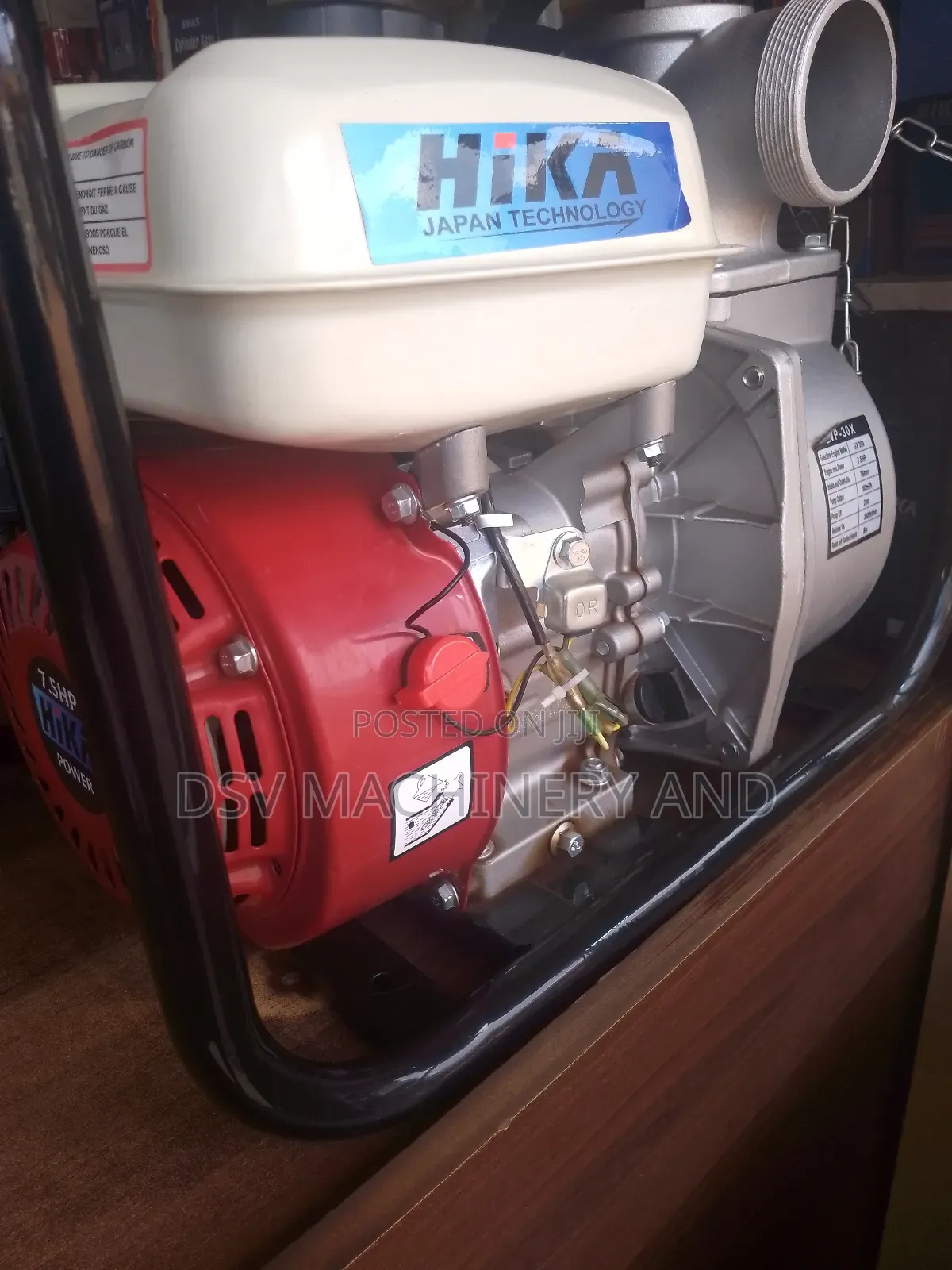 3" Hika Gasoline Water Pump 7.5hp 60,000litres/Hour Discharg