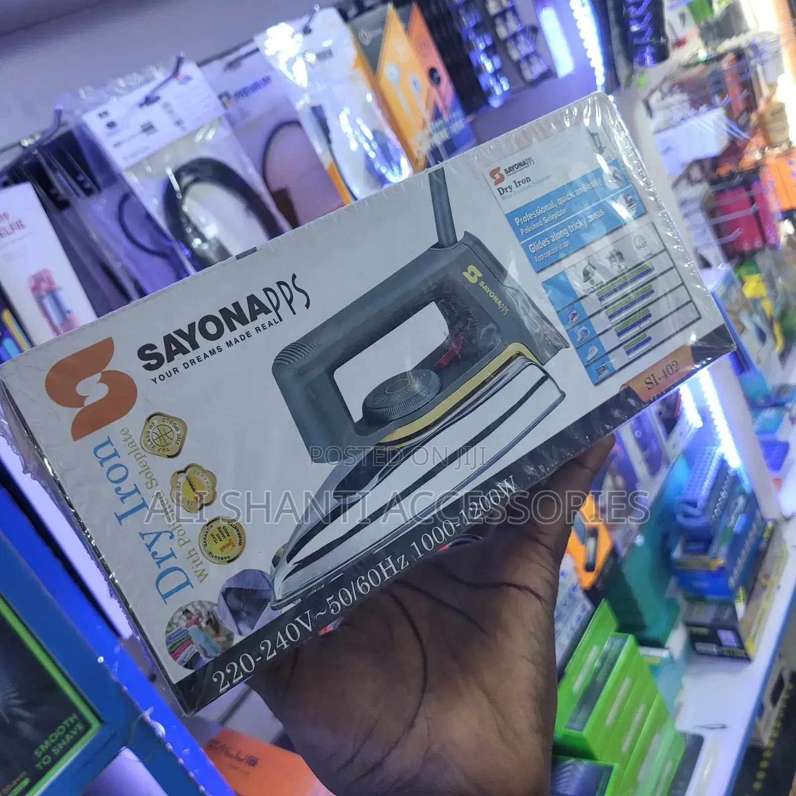 Dry Iron Sayona, Electric Dry Iron Sayona