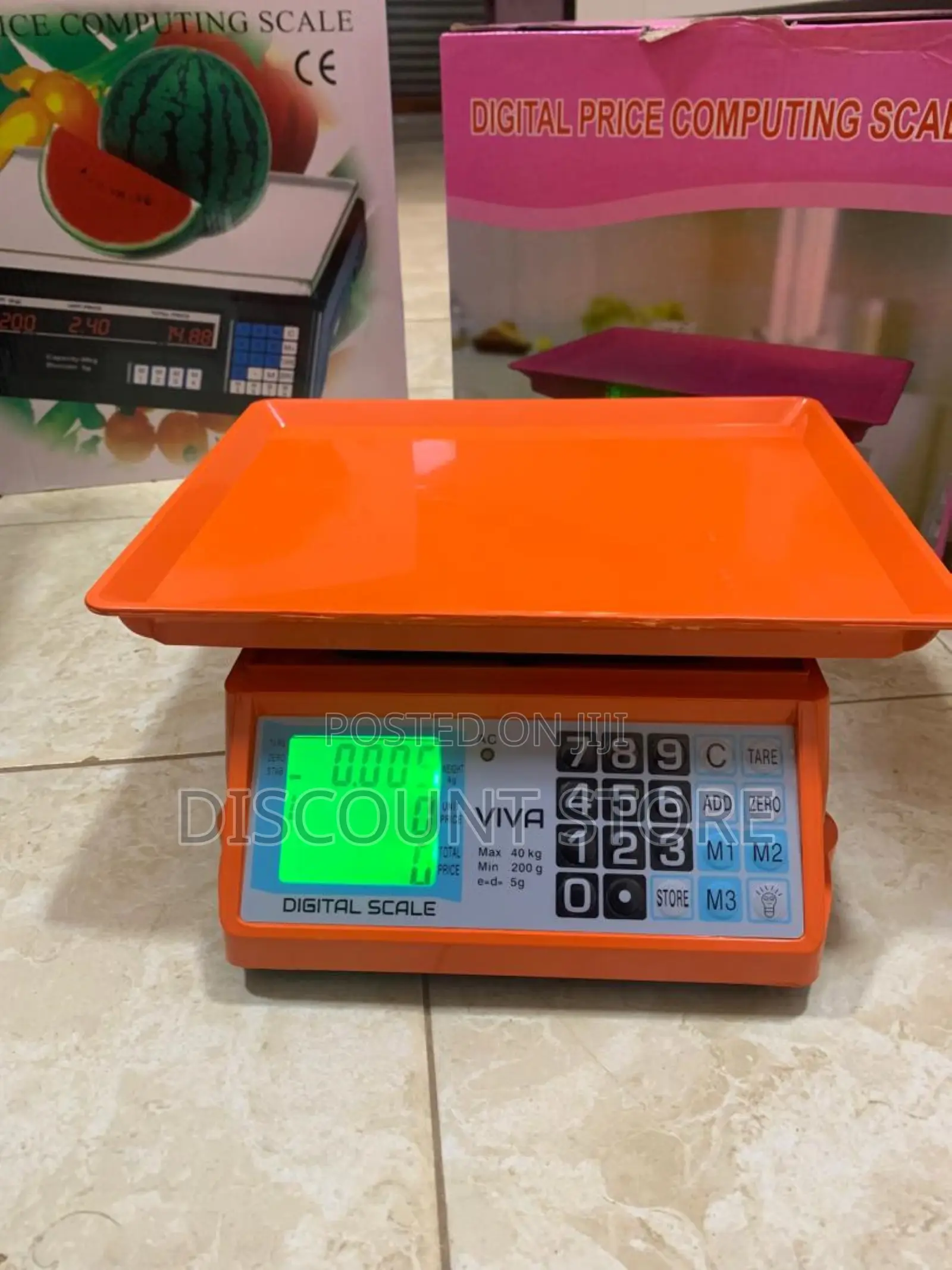 Electronic Retail Weighing Scales 40kg Flour Weighing Scale