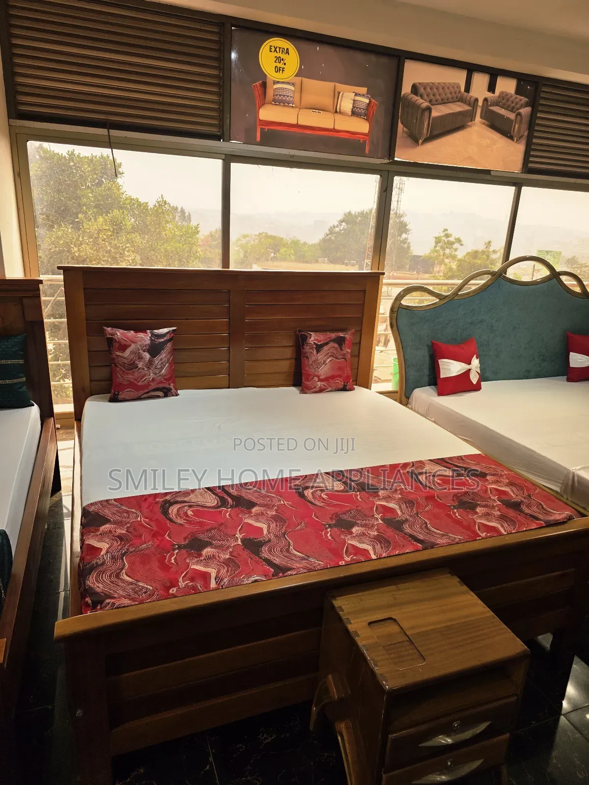 6 by 6 Bedroom King Size Bed at 20% Beeyi Powa