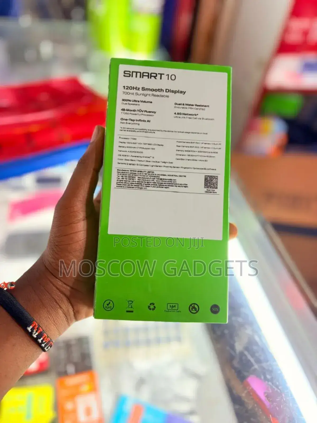 New Infinix Smart 10 128 GB Black