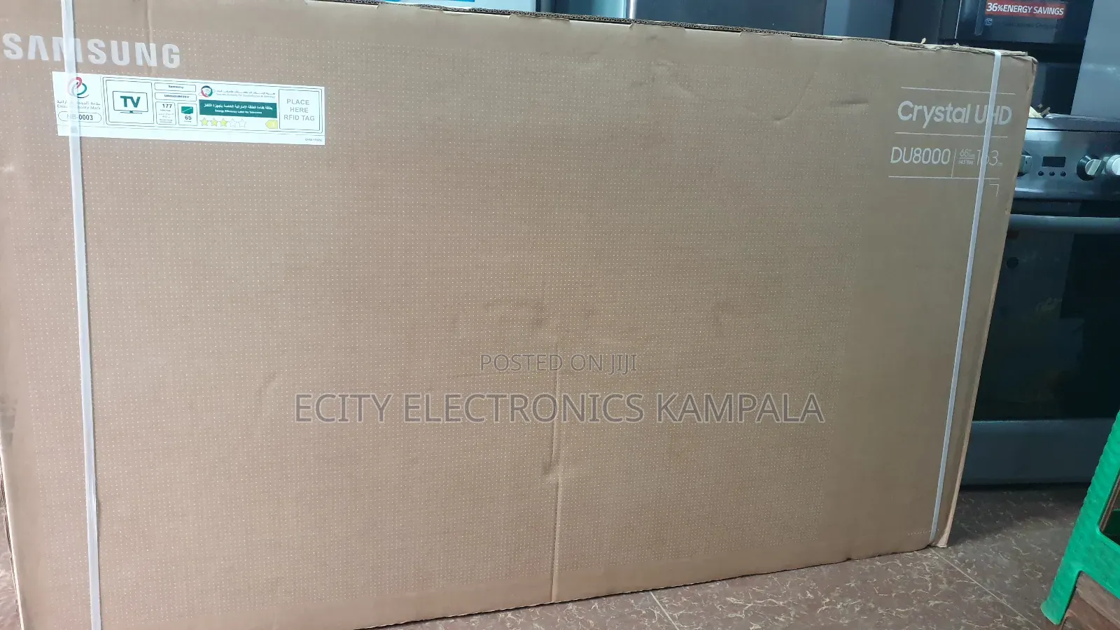 Boxed Tv Samsung 65" Du8000