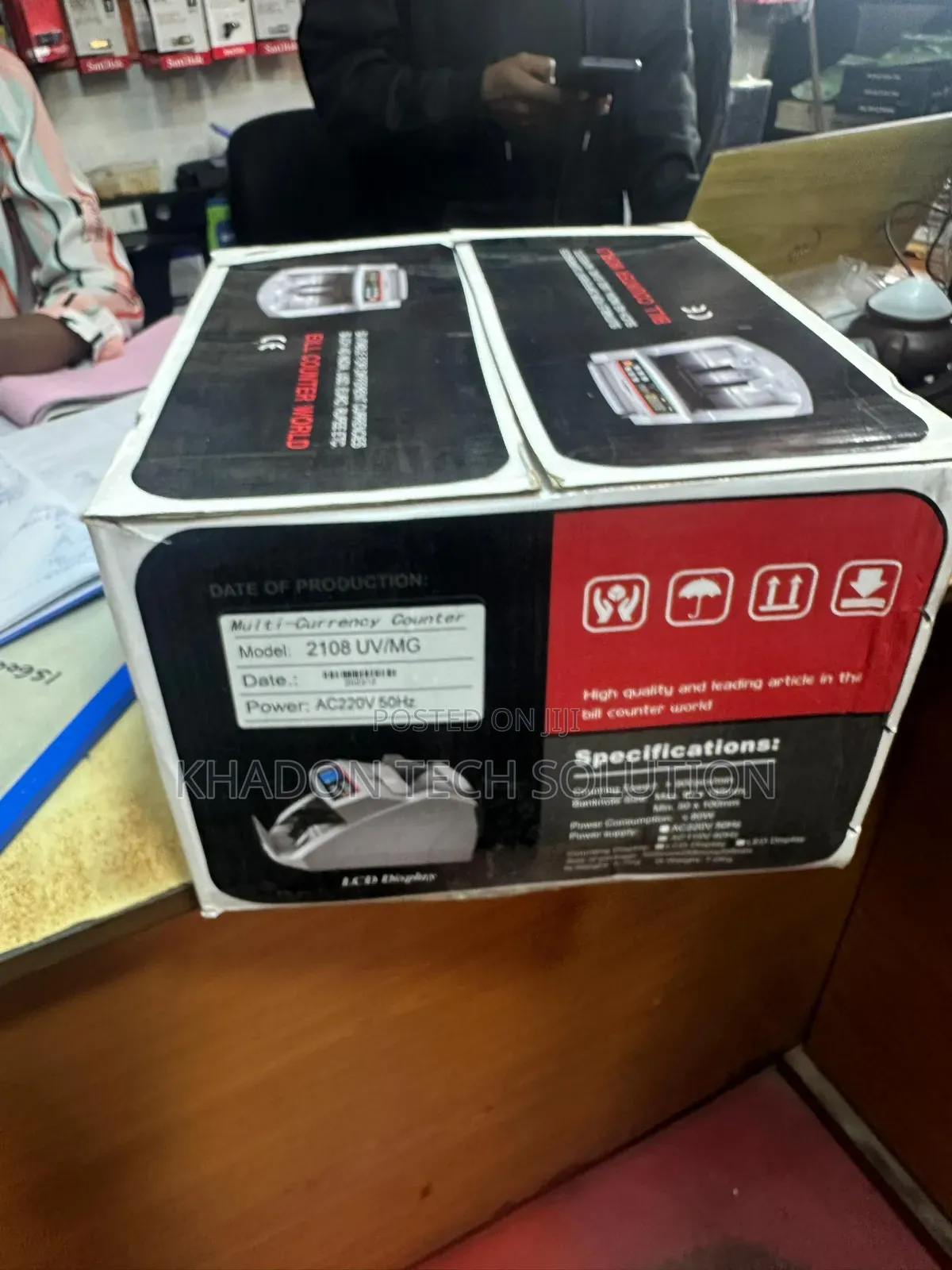 Multi-Currency Counter, Model: 2108 Uv/Mg "Bill Counter World