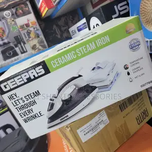 Ceramic Wet and Dry Iron Geepas, Geepas Ceramic Steam Iron