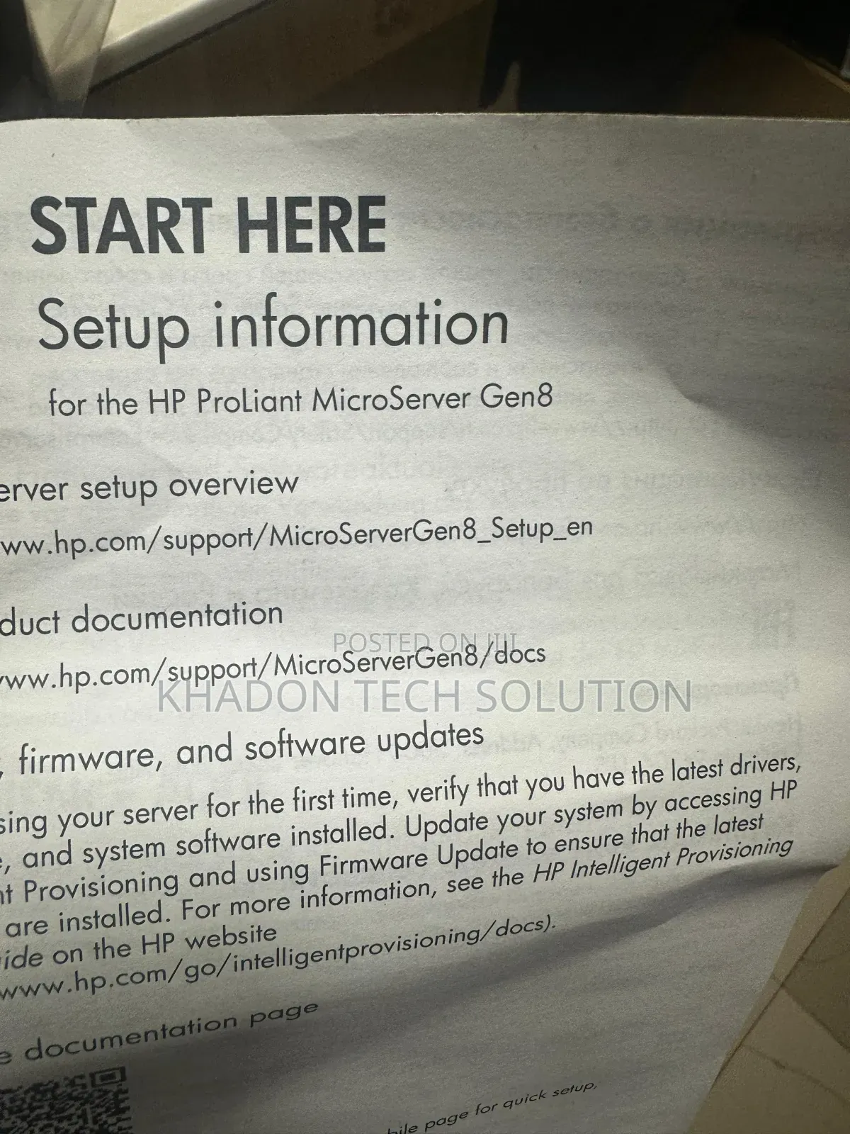 New Server HP ProLiant ML 8GB Intel Xeon SSHD (Hybrid) 1T
