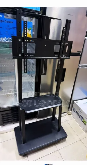 Movable Trolley Tv Stand Suitable For 55 Inch To 80inch