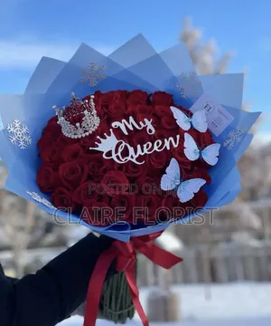 Surprise Red Rose Bouquet of Fresh Flowers