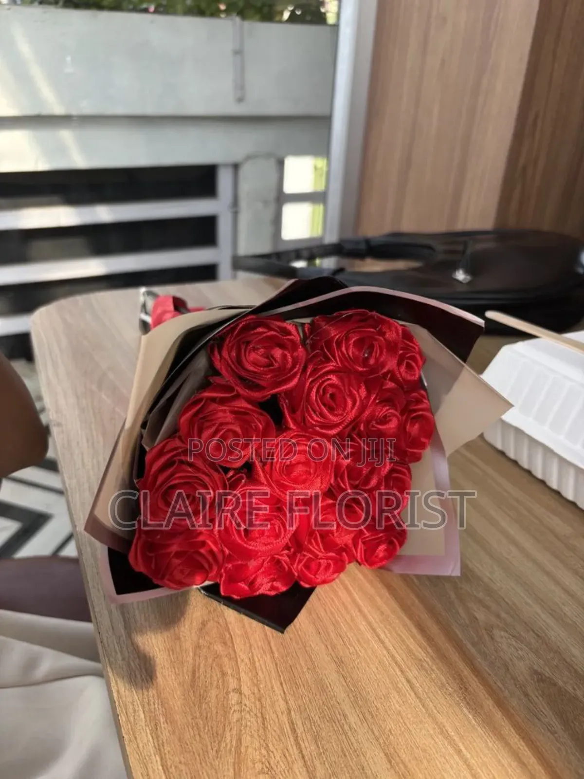 Surprise Red Rose Bouquet of Fresh Flowers