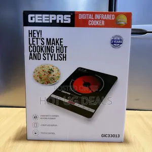 Geepas Infrared Stove Cooker Wit 4 Digital Led Display 200watts-