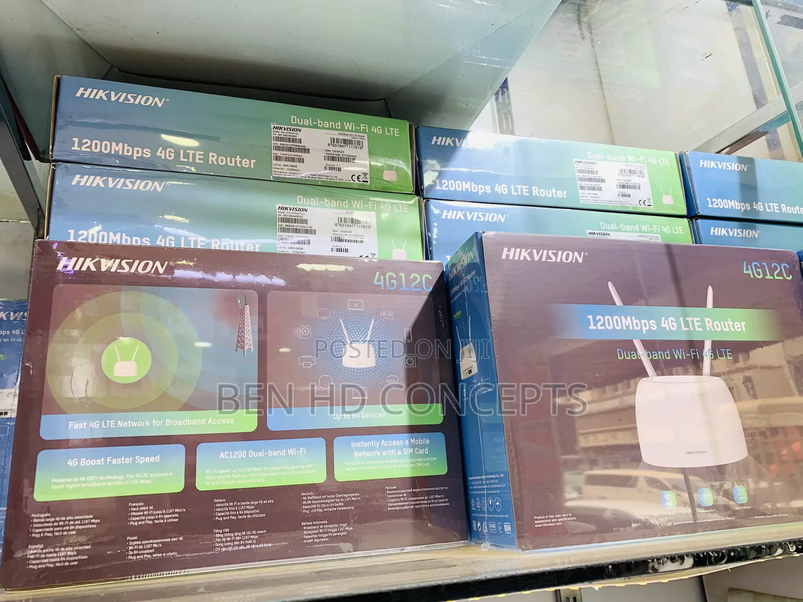 4g Internet Router 4g (Open Sim) Hikvision 1200mbps