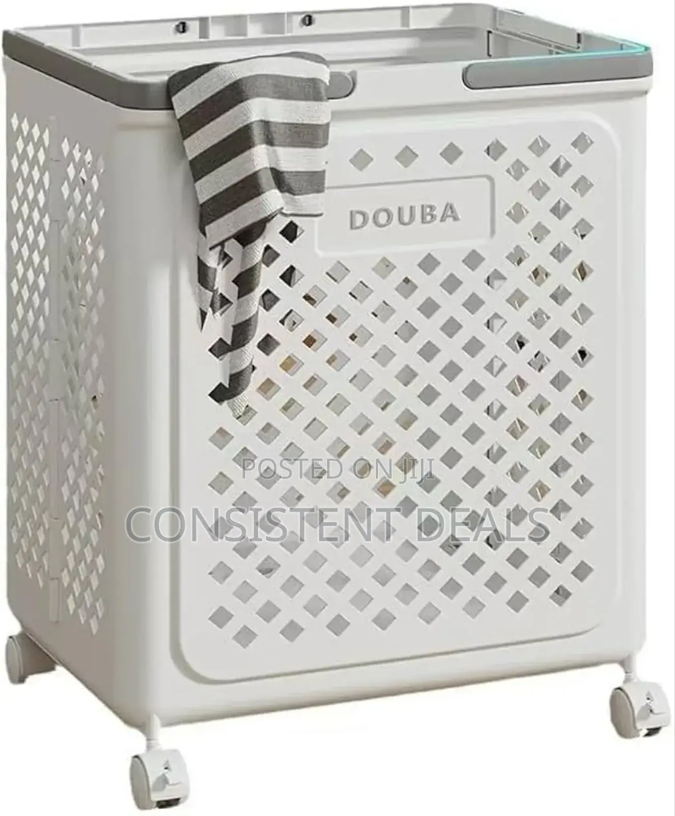 Folding Laundry Basket With Basket