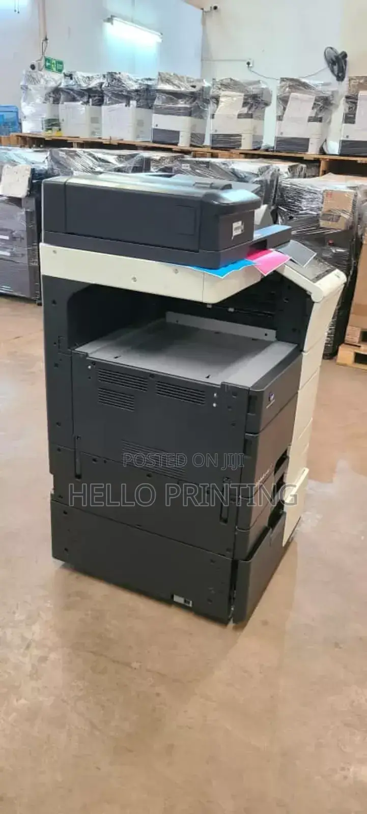 "Print Guest Info , Menu More With Bizhub C458"
