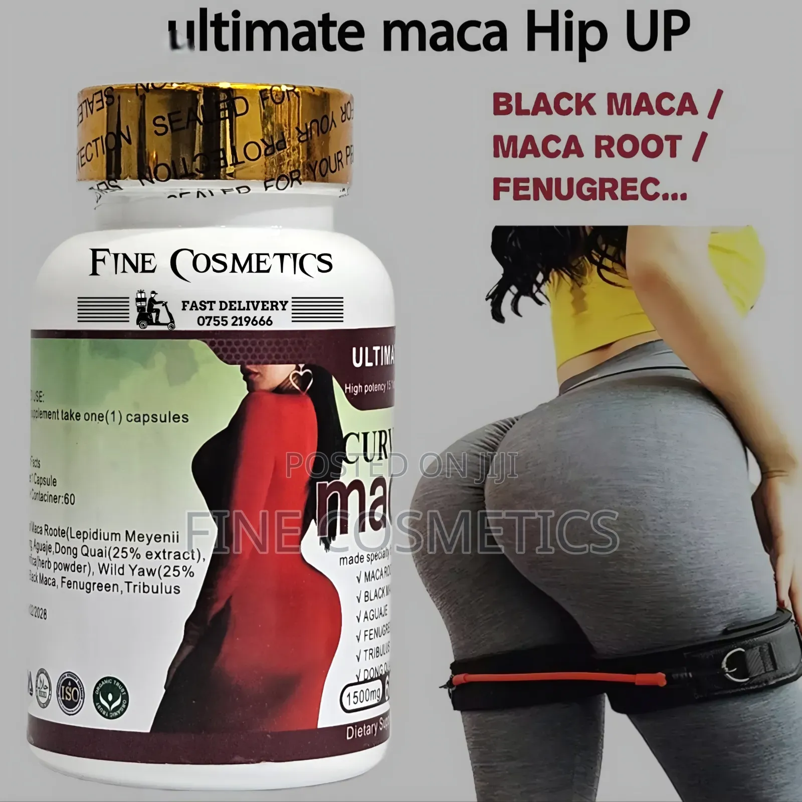 Wholesale Only | Ultimate Curve Maca Plus Hip/Butt Enlargement 60pills