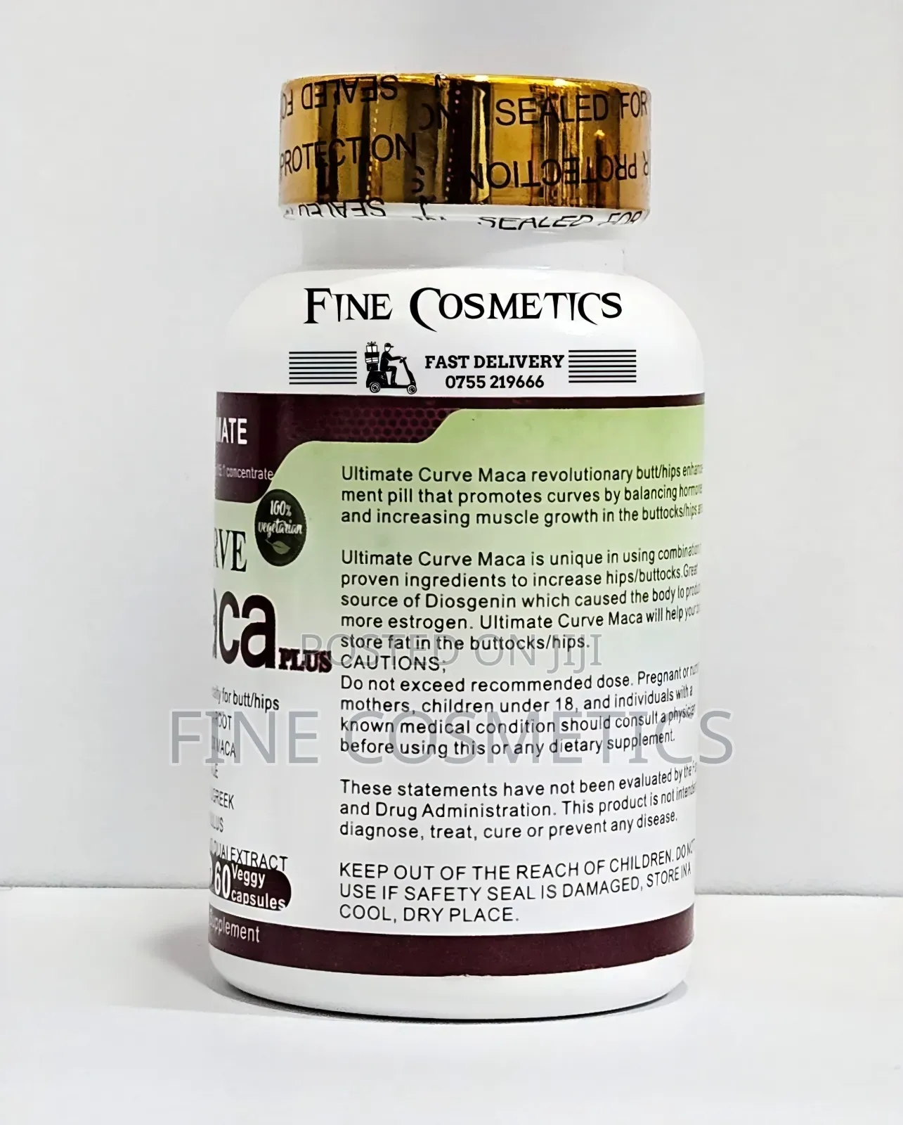 Wholesale Only | Ultimate Curve Maca Plus Hip/Butt Enlargement 60pills