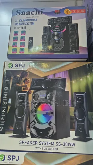 SPJ 3.1 Channel Home Audio System Sub Woofer