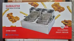 Globalstar 12l Commercial Double Deep Fryer | Gs-82a