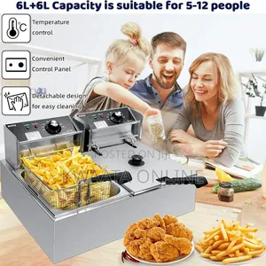 Globalstar 12l Commercial Double Deep Fryer | Gs-82a