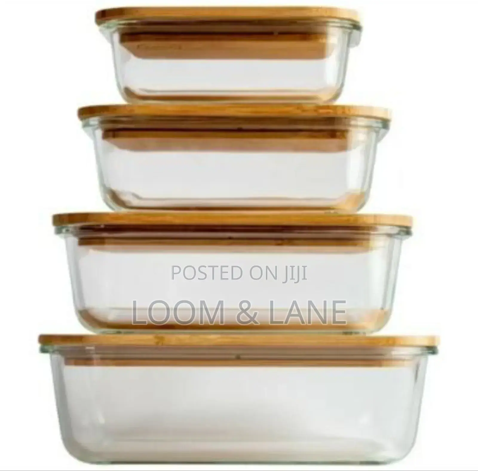 Cuisinart Glass Containers With Bamboo Lids