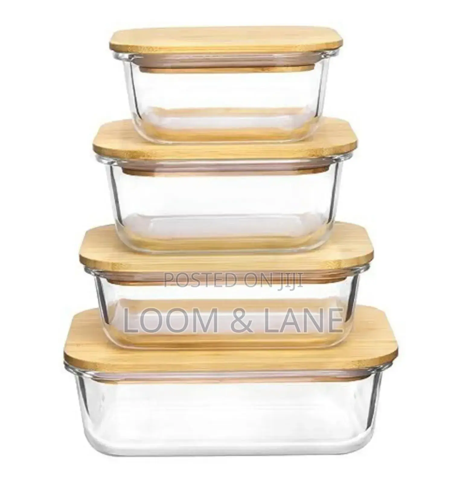 Cuisinart Glass Containers With Bamboo Lids