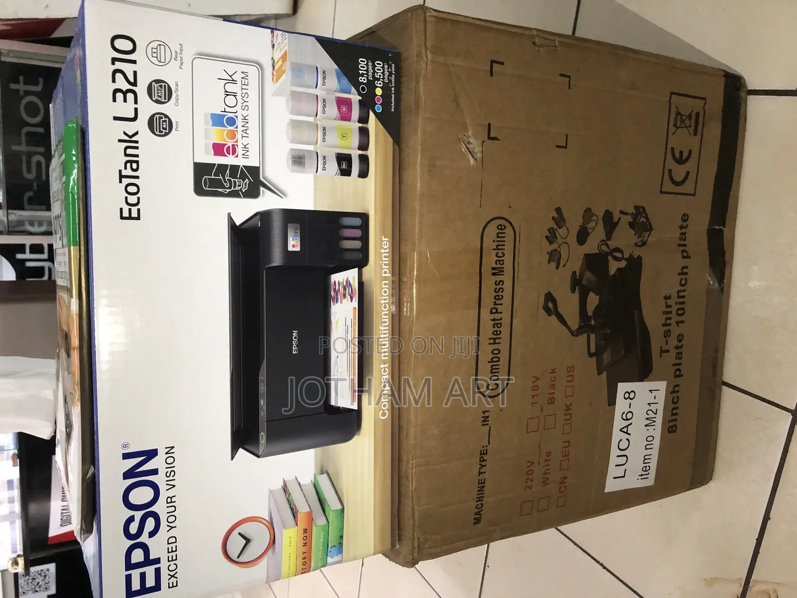 8in1 Heat Press Fraternity Latest Model Plus Printer