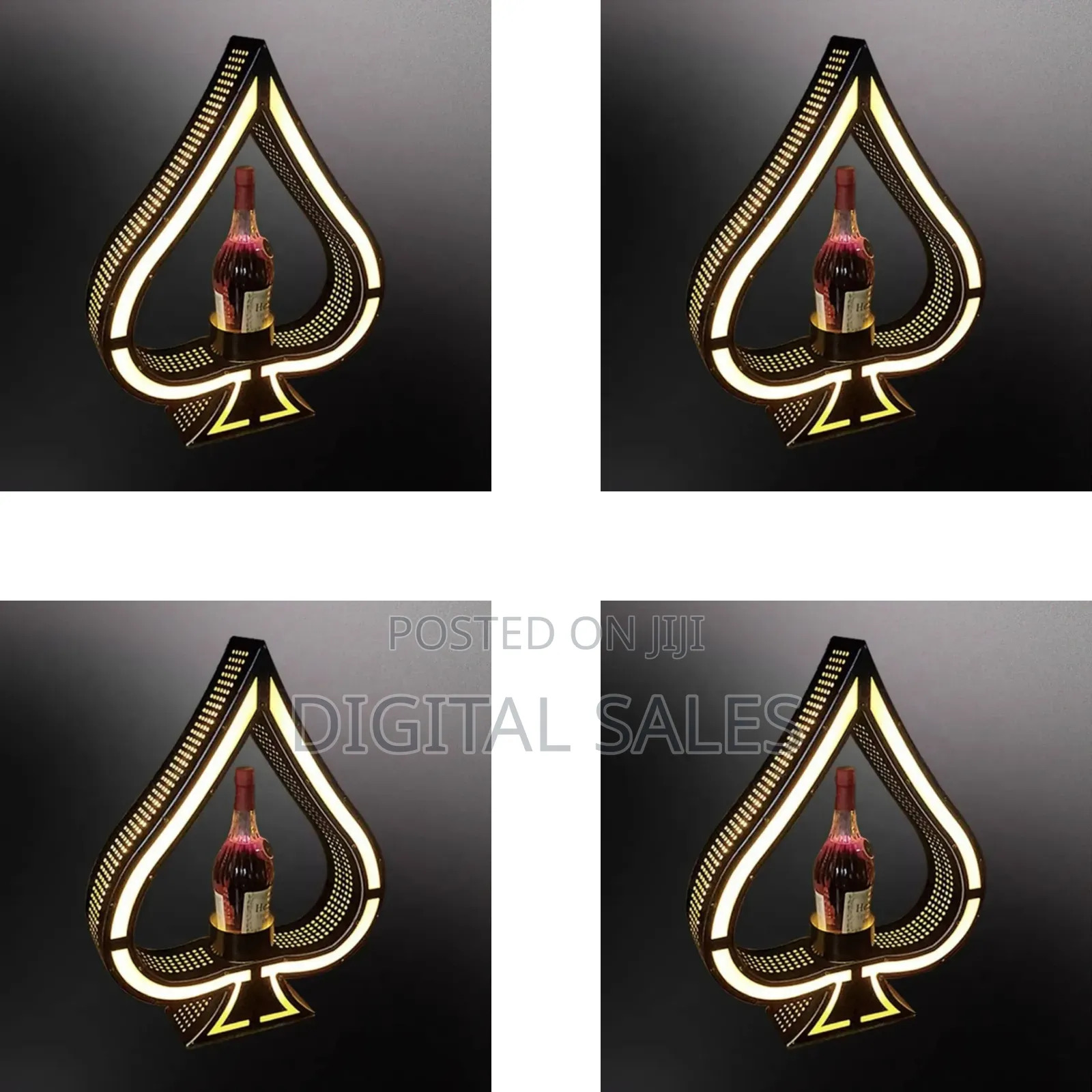Lighted Led Rechargeable Bottle Holder
