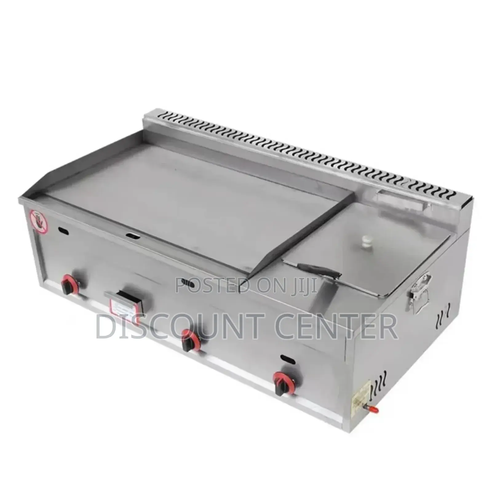 Commercial Gas Chappatti Grill and Deep Fryer