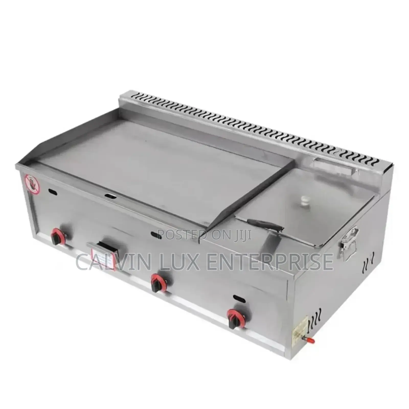 Commercial Gas Chappatti Grill and Deep Fryer